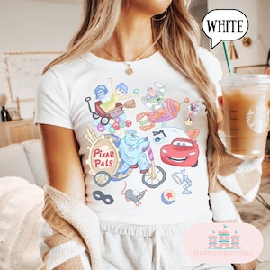 Pixar Disney Baby Tee, Toy story Baby Tee, Magic Kingdom Shirts, Womens baby tee park shirt, crop top