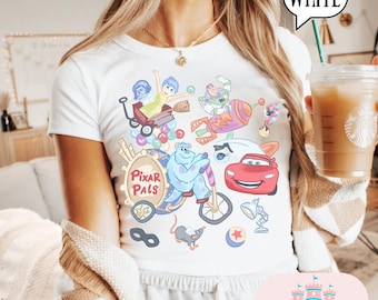 Pixar Disney Baby Tee, Toy story Baby Tee, Magic Kingdom Shirts, Womens baby tee park shirt, crop top