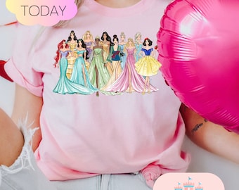 Disney Princess Belle, Tiana, Elsa, Anna, Jasmine, Ariel, Aurora, Rapunzel, Blancanieves, Mérida, Cenicienta, Mulan, Disney Minnie orejas top