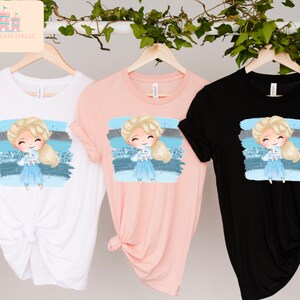 Women&#39;s princess Elsa shirt, Frozen Elsa women&#39;s shirt, frozen top, disney princess Elsa shirt, frozen magic kingdom shirt, girls elsa shirt