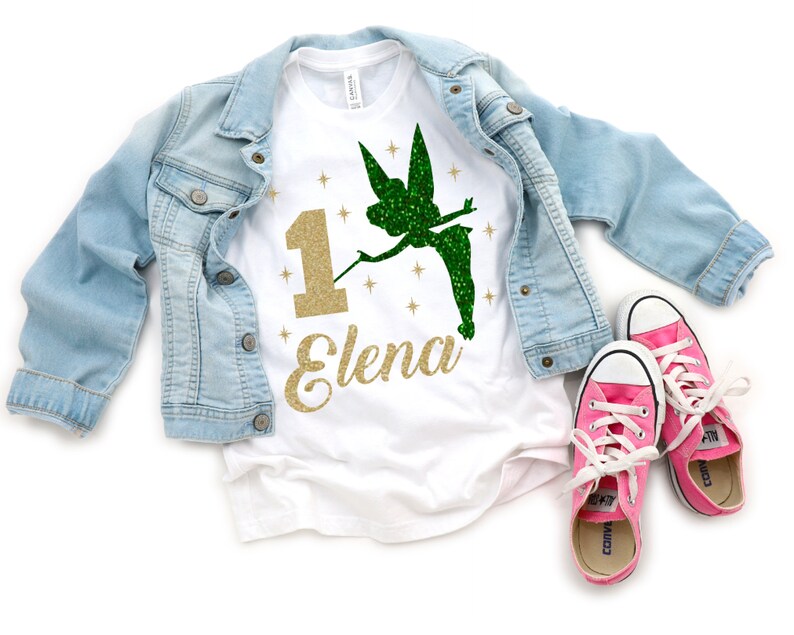 Tinkerbell first birthday Tinkerbell birthday shirt disney shirt, Tinkerbell Birthday bodysuit Fairy birthday shirt
