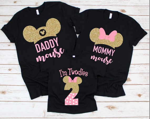 Pink and Gold Minnie Mouse Shirt Minnie 