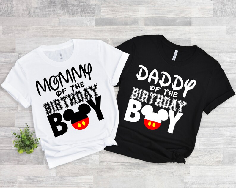 Mickey Mouse birthday shirt Boy Family Shirts Mickey Etsy