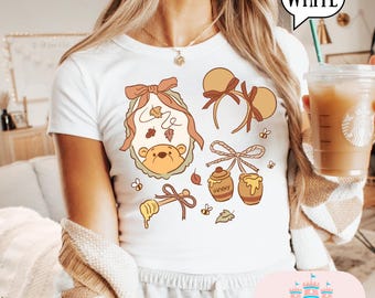 Winnie de Poeh-babyt-shirt, Magic Kingdom-baby-T-shirt, Magic Kingdom-shirts, damesbaby-T-shirt park, crop top