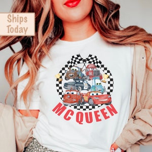 Retro Lightning Shirt, Vintage Cars Shirt, Cars Theme Birthday Shirt, tow truck shirt , kids shirt, matching shirts, park shirts, group tee