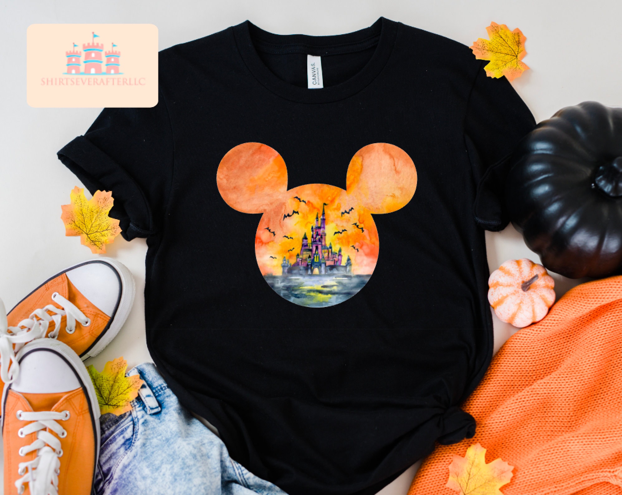 Discover Halloween Castle disney shirt, Castle shirt, disney halloween shirt, womens halloween shirt, kids halloween shirt, halloween party