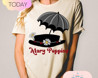 Mary Poppins Inspired Shirt/Matching Women Gifts/Teacher Gift Shirt/ Mother Mary Poppins Shirt/Practically Perfect in Every Way Disney Shirt