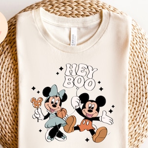 Hey Boo Mickey Halloween Shirt, The Most Magical Place, Herbst Best Day Shirt, Halloween Spooky Family Mom Dad Erwachsene Kind Kleinkind Baby