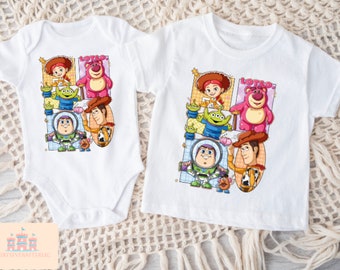 Camisas de Toy Story, camisa de Toy Story Land, camisa de Jessie y bullseye, camisas de Disneyland, camisa de Disney World, camisas de Disney, camisa de la familia de Disney
