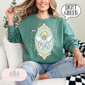 Comfort Color® VintageTinkerbell sweatShirt, Magical Castle sweatshirt, Magic Kingdom sweatshirt