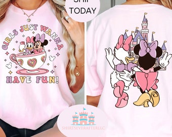 Disney Minnie Daisy Summer Shirt, Girls Just Wanna Have Sun, Disney Besties Shirt, Disneyworld Shirt, Disney Summer Shirt