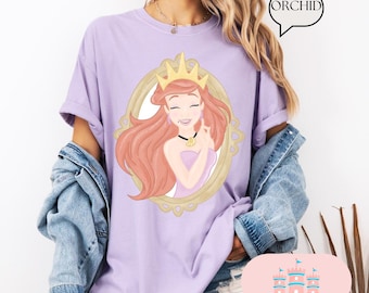 Comfort Color® shirt, Retro Disney Ariel Princess Shirt, Princess Shirt, Disney Trip T-Shirt, Disney Princess, Little mermaid shirt