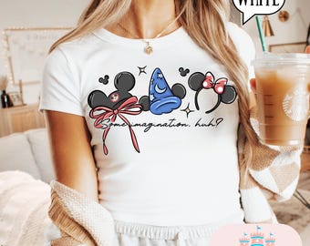 Camiseta de Mickey Hechicero, camiseta de bebé de Mickey Mágico, camiseta de bebé del Reino Mágico, camisetas del Reino Mágico, camiseta de bebé para mujer, camiseta de parque, top corto