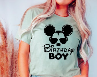 Camisa de ratón, camisa de cumpleaños de ratón, camisa de cumpleaños, cumpleañero, cumpleaños de niño, camisa de celebración, camisa de parque