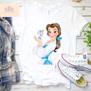 Belle2, women's beauty and the beast shirt, women's beauty and the beast belle tank top, Disney princess top, princess belle shirt