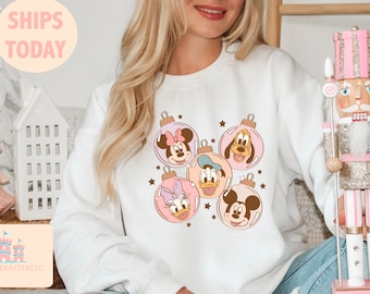 Vintage Mickey And Friend Christmas Shirt,Disney Ears Christmas Shirt,Disney Christmas Shirt,Disney Trip Shirt,Disney Family Christmas Shirt