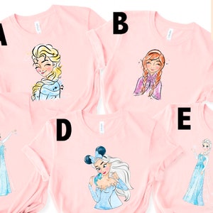 Disney Princess Elsa T-Shirt, Frozen Elsa Anna Shirt, Frozen Top, Disney Princess Elsa Shirt, Frozen Magic kingdom shirt, Disney Trip shirt