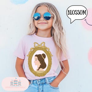 Comfort Color® Princess Coquette shirt,Belle shirt, Vintage Belle shirt, coquette Belle shirt, Beauty and the beast shirt