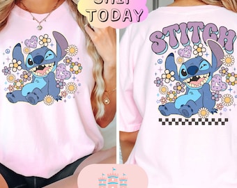 Camisa Stitch, Camiseta Disney, Camisa Stitch Disney, Camisa Stitch Disneyworld, Camisas de férias Disney, Camisa Castelo Disney, Camisa Magic Kingdom