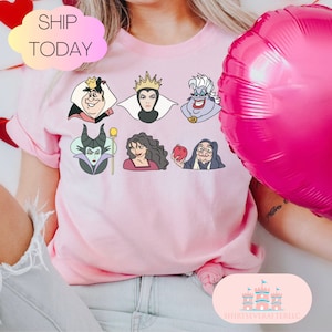 Disney Villains Shirt, Bad Witches Club T-Shirt, Disney Funny Villain Sweatshirt, Maleficent Shirt, Evil Queen Tee, Ursula Cruella Shirt