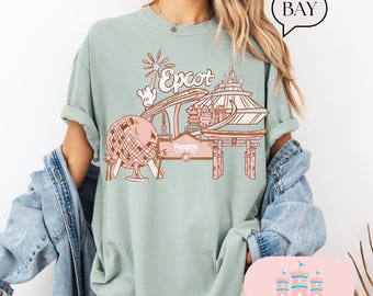 Comfort Color® Epcot Shirt, Disney Epcot Shirt, Disney Trip Shirt, Disney Family Shirts, Mickey and Friends, Disney Characters