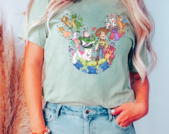 Camisas de Toy Story, Camisa de Toy Story Land, Camisa de Jessie y Bullseye, Camisas de Disneyland, Camisa de Disney World, Camisas de Disney, Camisa de la familia Disney