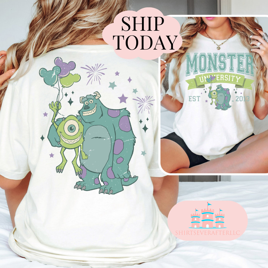 Monster Inc T Shirt - Etsy Monster Inc T Shirt - Etsy