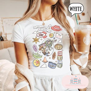 Toy Story baby Tee, Magic kingdom Baby Tee, Magic Kingdom Shirts, Womens baby tee park shirt, crop top