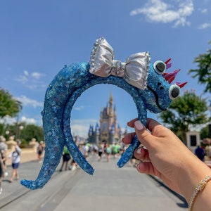 Bruni Headband 3D Ears, Frozen inspired Headband, Frozen ears, Elsa ears, Lizard headband, Magical headband ears