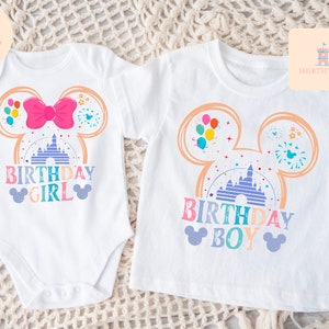 Disney Birthday Shirt, Disney Birthday Girl Shirt, Mickey And Friends Birthday Shirt, Disney Birthday Squad, Disney Birthday Family Shirts