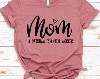 Mama Shirt,Mom Shirts, Mom essential, Mommy Shirt, Shirts for Moms, Mothers Day Gift, Trendy Mom T-Shirts, Cool Mom Shirts, Shirts for Moms