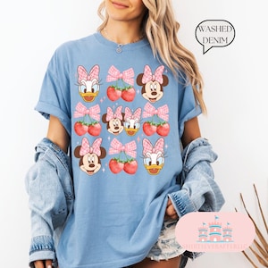 Comfort Color® Retro Minnie Mouse Shirt, Minnie Trip Shirt, Minnie Shirt, Disney Girl Trip Shirt, Disney Vacation Shirt