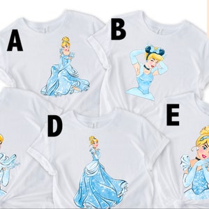 Disney Princess Shirt, Disney Cinderella Shirts, Prinzessin Shirts, Disneyland Shirt, Magic Kingdom Shirt, Disney Birthday Shirts