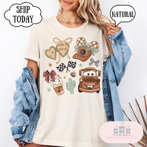 Retro Lightning Shirt, Vintage Cars Shirt, Cars Theme Birthday Shirt, tow truck shirt , kids shirt, matching shirts, park shirts, group tee