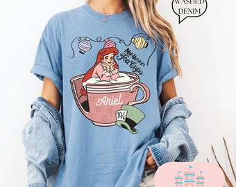 Comfort Color® shirt, Disney Ariel Princess Shirt, Princess Shirt, Disney Trip T-Shirt, Disney Princess, Little mermaid shirt