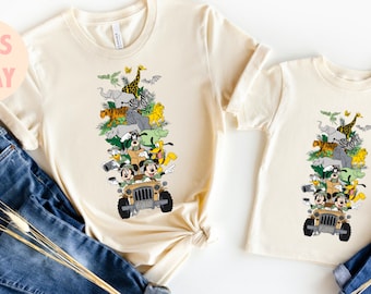 Mickey Mouse safari shirt, Mickey animal, Animal Kingdom themed Disney trip shirt for kids and adults, Safari shirt, animal kingdom shirt,