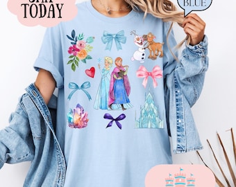 Women's princess Elsa shirt, Frozen Elsa women's shirt, frozen top, disney princess Elsa shirt, frozen magic kingdom shirt
