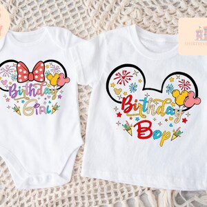 Disney Birthday Shirt, Disney Birthday Girl Shirt, Mickey And Friends Birthday Shirt, Disney Birthday Squad, Disney Birthday Family Shirts