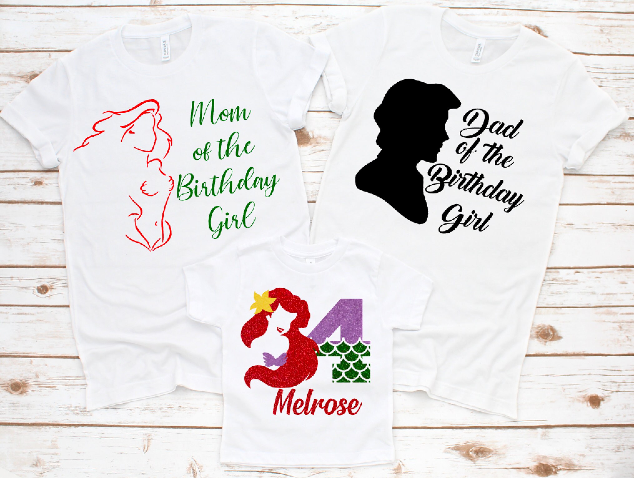 Birthday Shirts Ariel Matching Shirts 