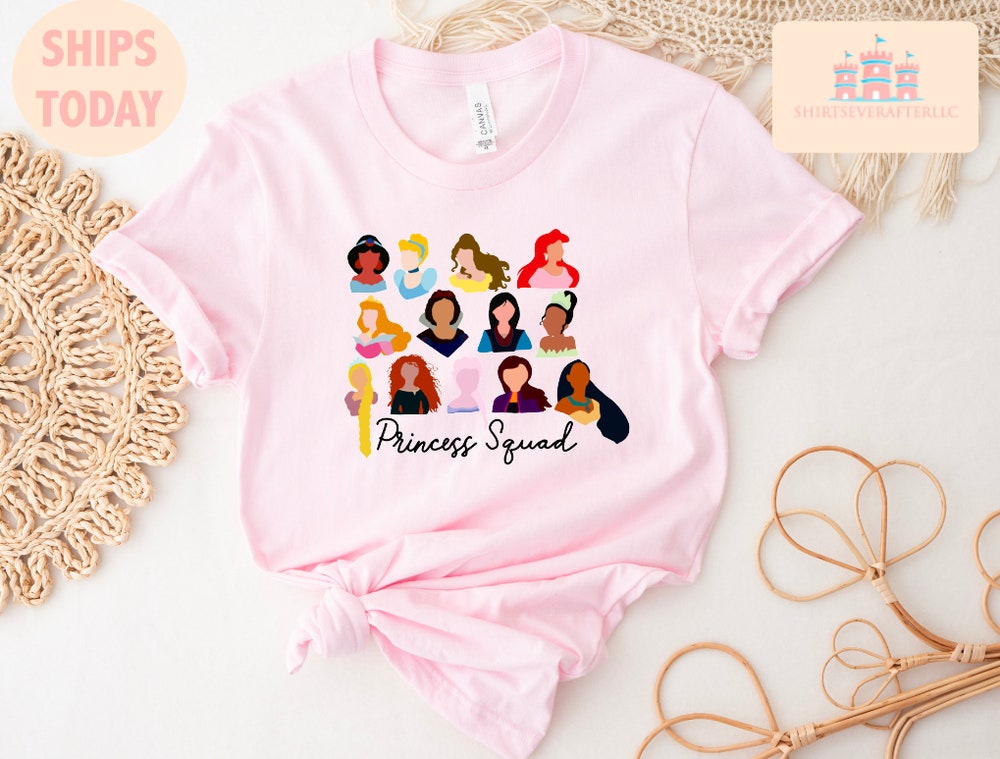 Women'S Disney Princess Shirt, Ariel Shirt, Tiana Shirt, Snow White Shirt, Cinderella Shirt, Belle Shirt, Mulan Shirt, Pocohontas Shirt Bespoketshirt