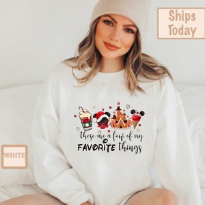 Vintage favorite things Christmas Shirt, Retro Disney Christmas Shirt, Disney Christmas Friends Shirt, Disneyland Shirt