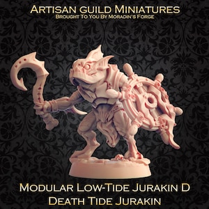 Modular Low-Tide Jurakin D (Merfolk, Fishfolk, Merrow, Locathah) - 3D gedruckte Spielminiatur