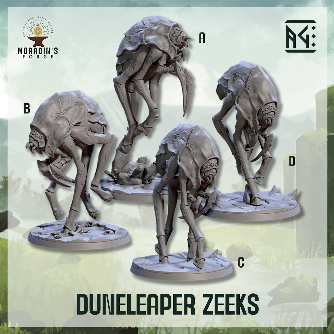 Duneleaper Zeek (monster, Beast, Insect) - 3D Printed Role Playing ...