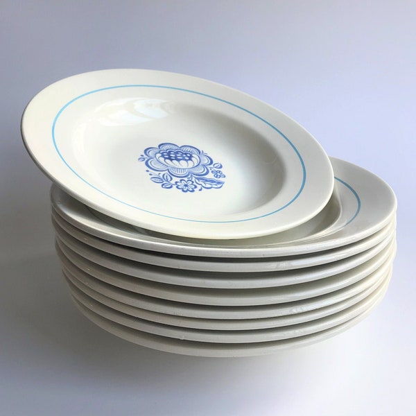 Soviet plate - large vintage plate - Soviet ceramic dishes - antique plates