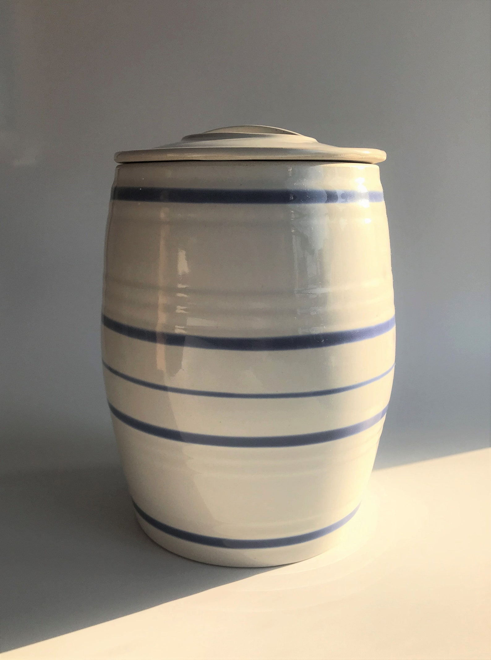 Big vintage ceramic barrel Soviet ceramic barrel old Etsy