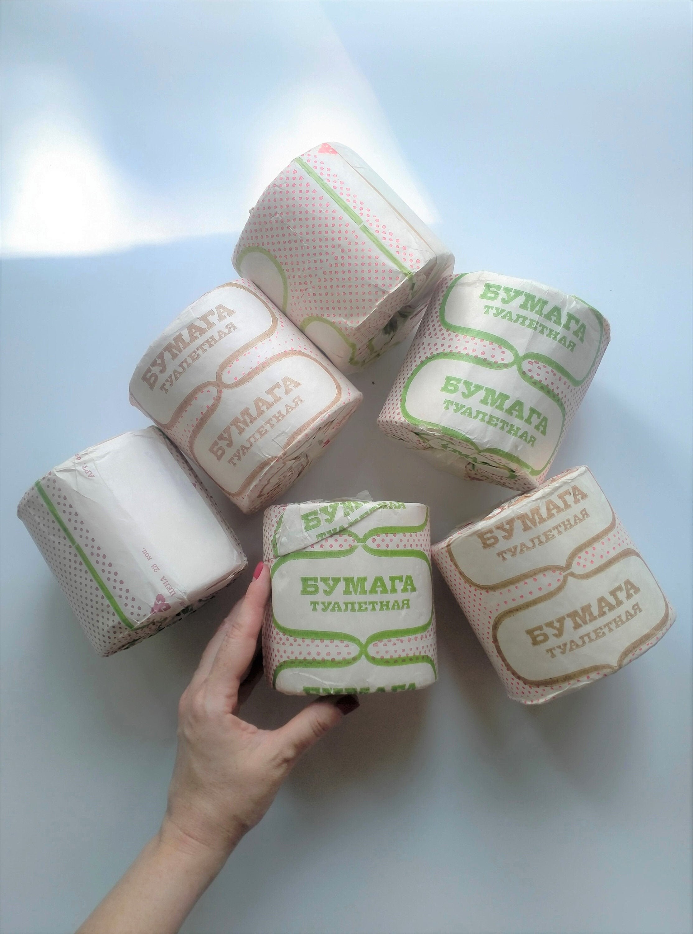Vintage toilet paper Soviet toilet paper vintage paper Etsy