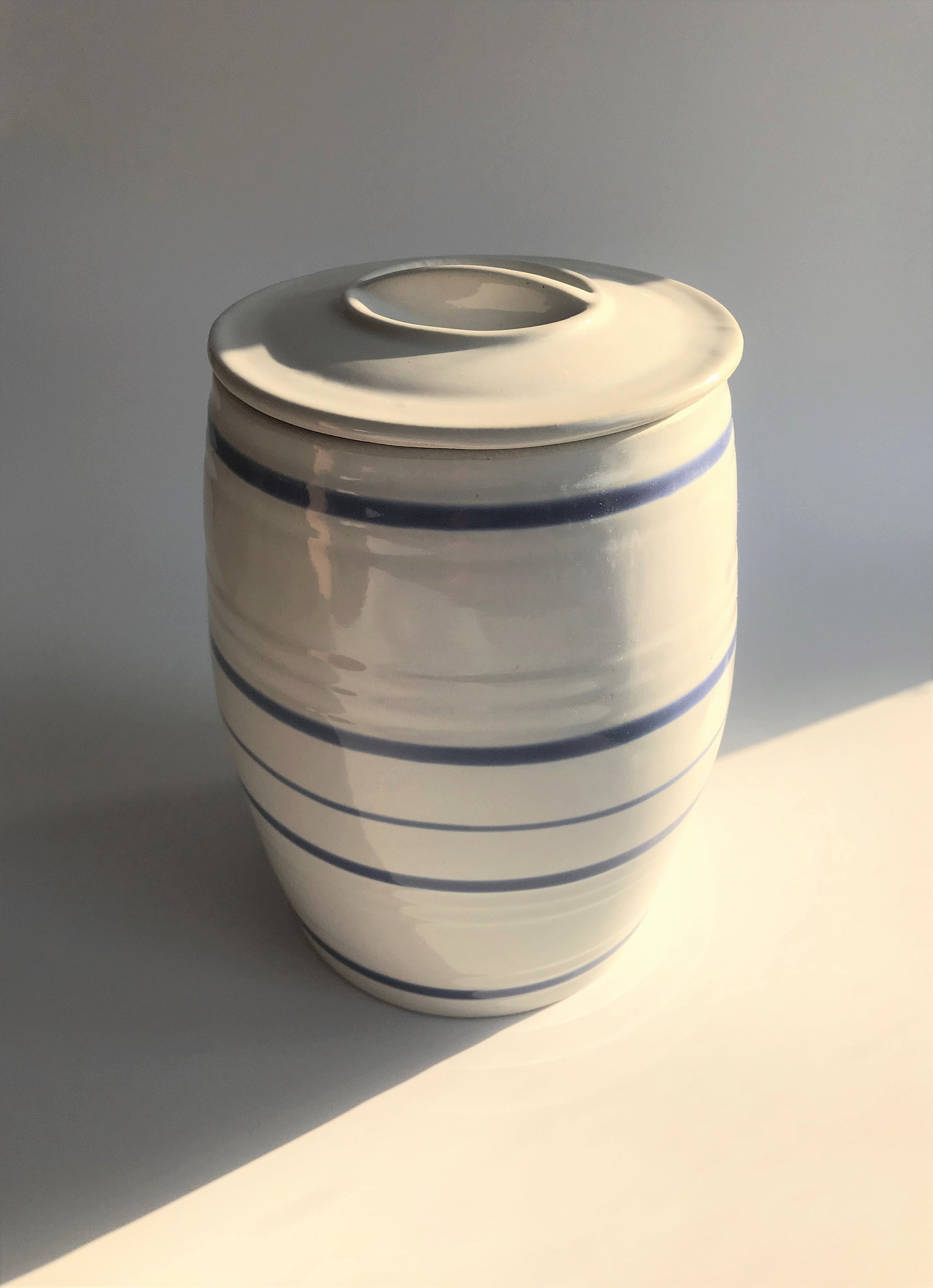 Big vintage ceramic barrel Soviet ceramic barrel old Etsy