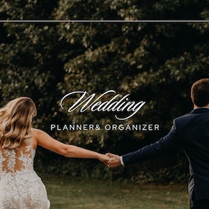 Wedding Planner Template, Customizable Wedding Template, Wedding Canva Template