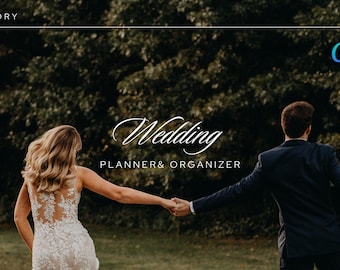 Wedding Planner Template, Customizable Wedding Template, Wedding Canva Template