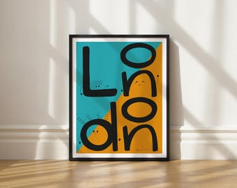 The London Bunch Art Print by Elisa Bell: Giclée Matte Paper Travel Artwork